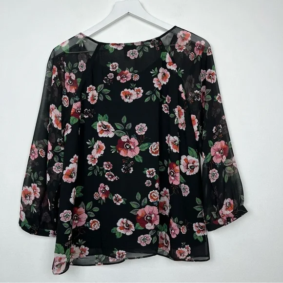 cabi Floral Blouse - Picture 2 of 9